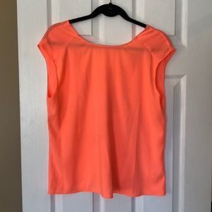 Express Neon Orange Top with cute open back